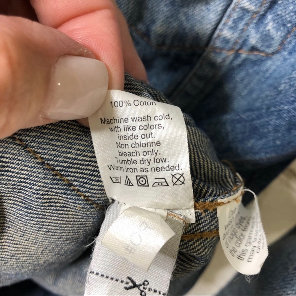 Madewell The Jean Jacket Ellery Wash Size Small Distressed Denim Style C1778 - Picture 11 of 11